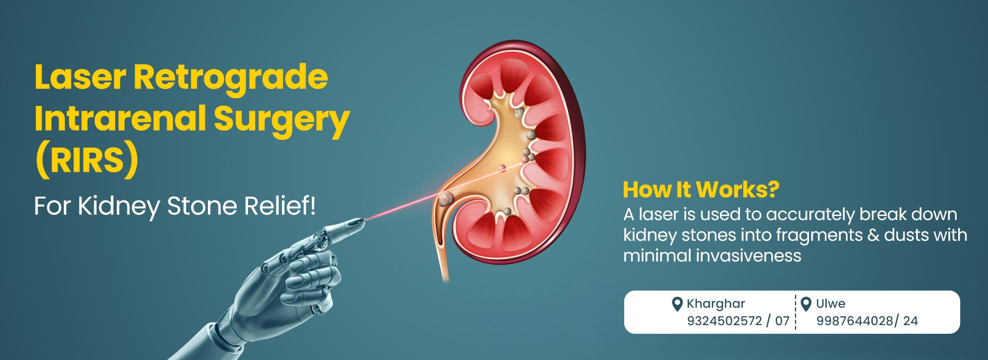 Best treatment for urinary problems at MITR Urology Associates and Hospital in Navi Mumbai, with centres at Kharghar and Ulwe.