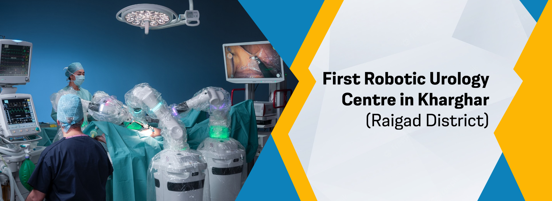 First robotic urology centre in kharghar raigad district at MITR Urology Associates and Hospital in Navi Mumbai, with centres at Panvel, Kharghar, Ulwe, and Vashi.